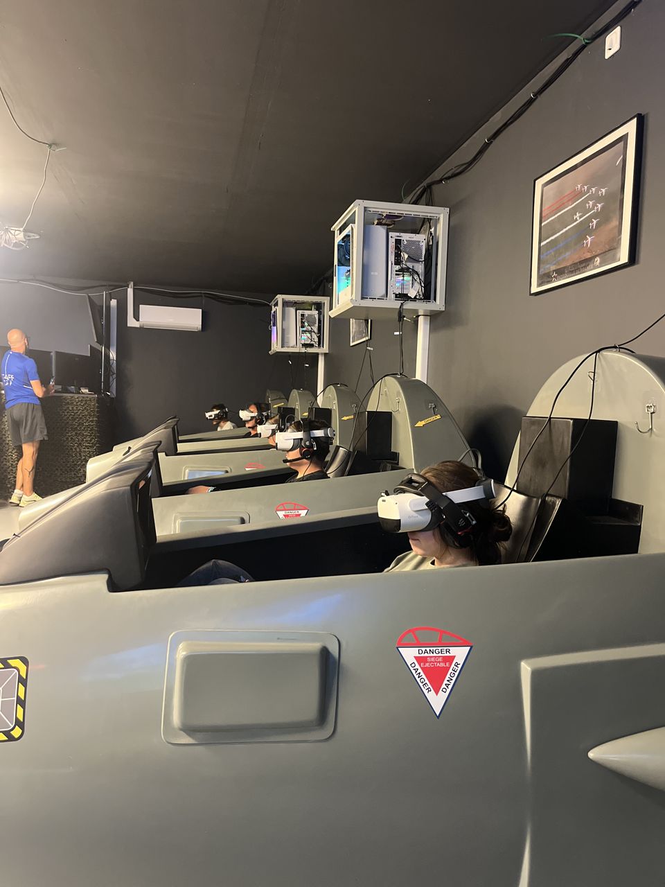 Simulateur en groupe chez Team Square